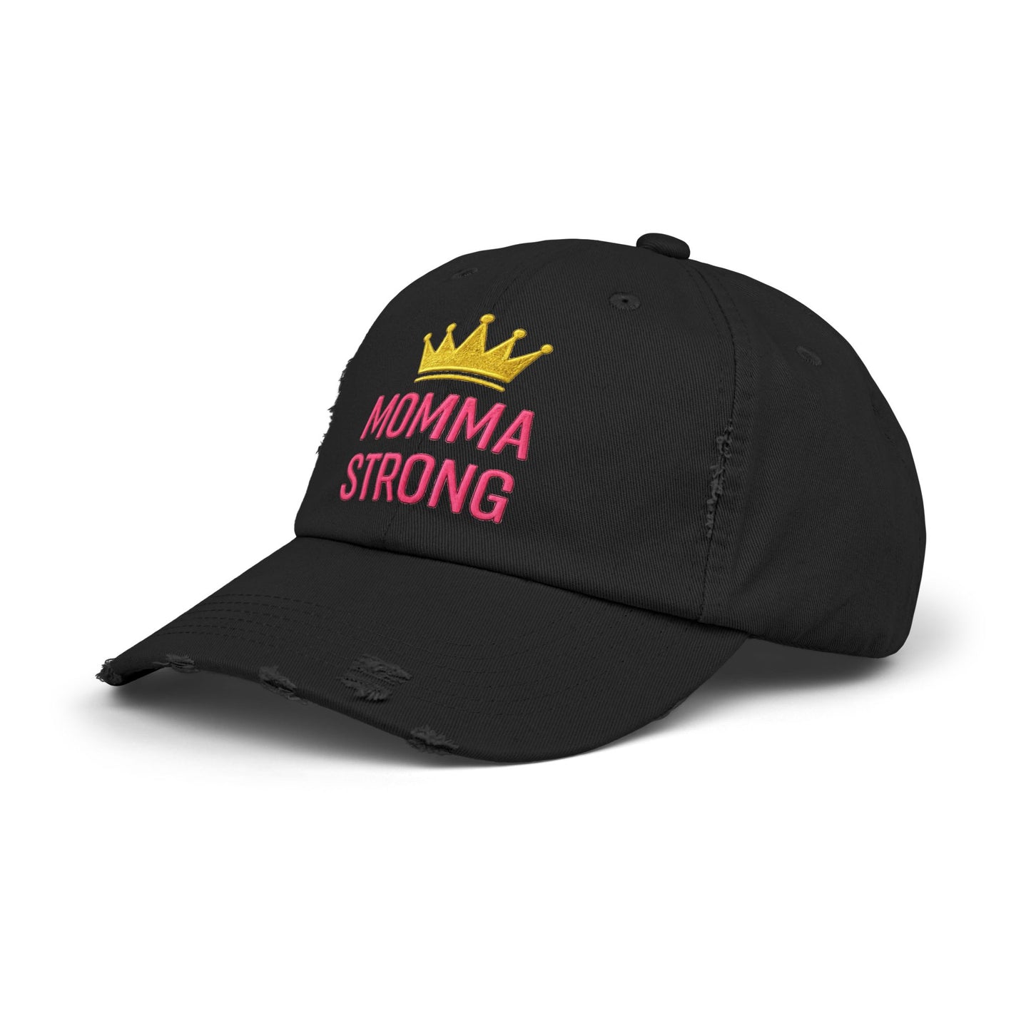 Momma Strong Distressed Cap