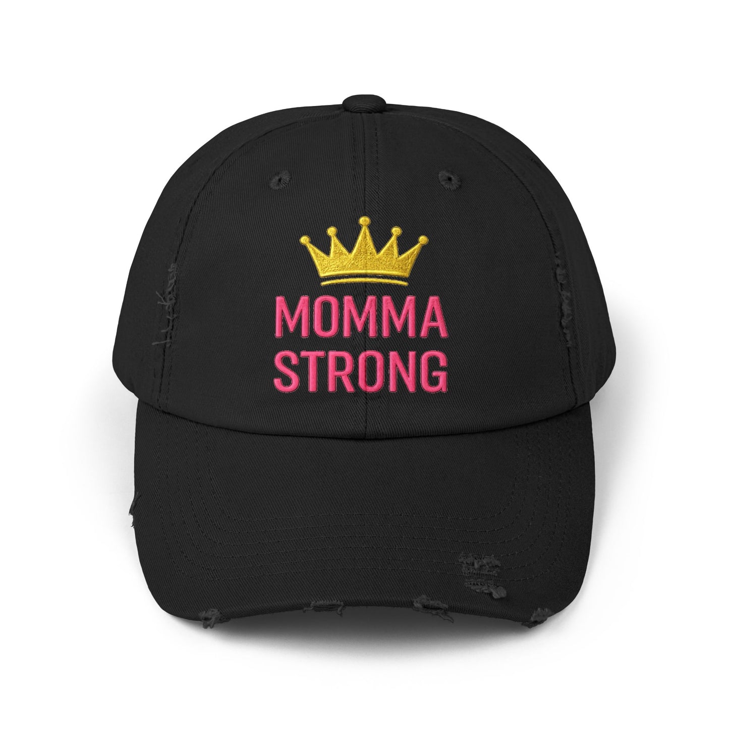 Momma Strong Distressed Cap