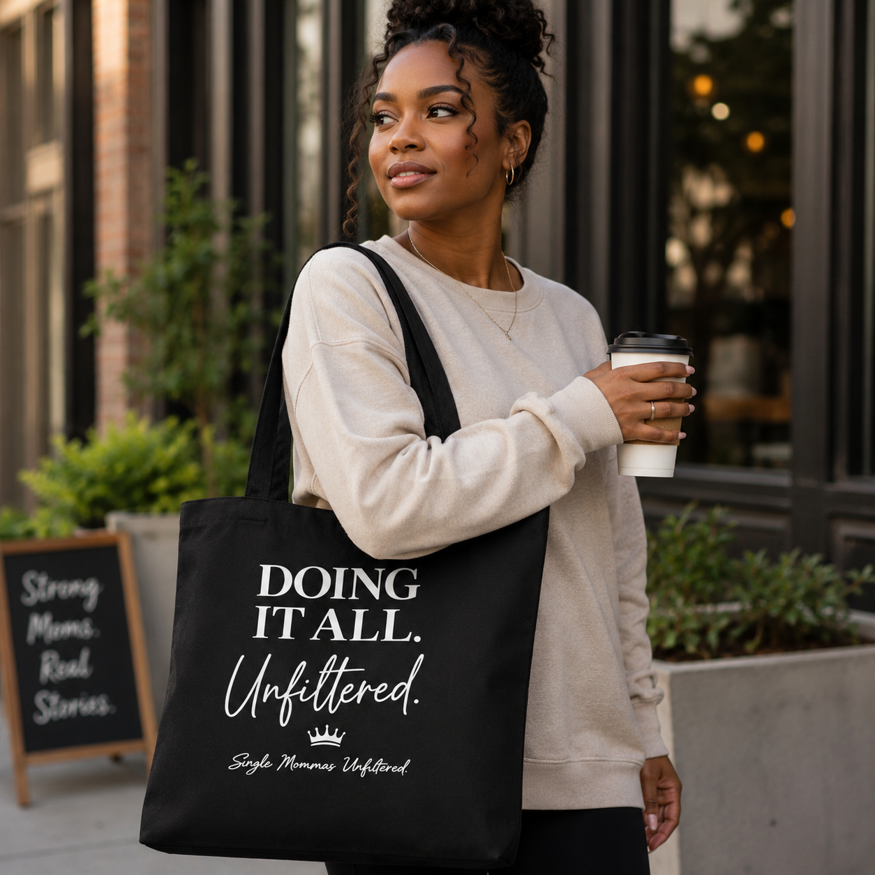 Doing It All. Unfiltered. Tote Bag